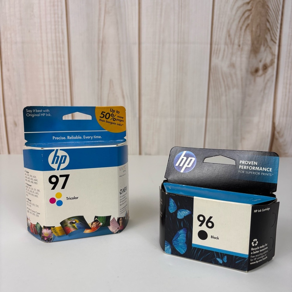 HP 96 & HP 97 Ink Set 2-pack C8767WN C9363WN Expired Black Tri-color